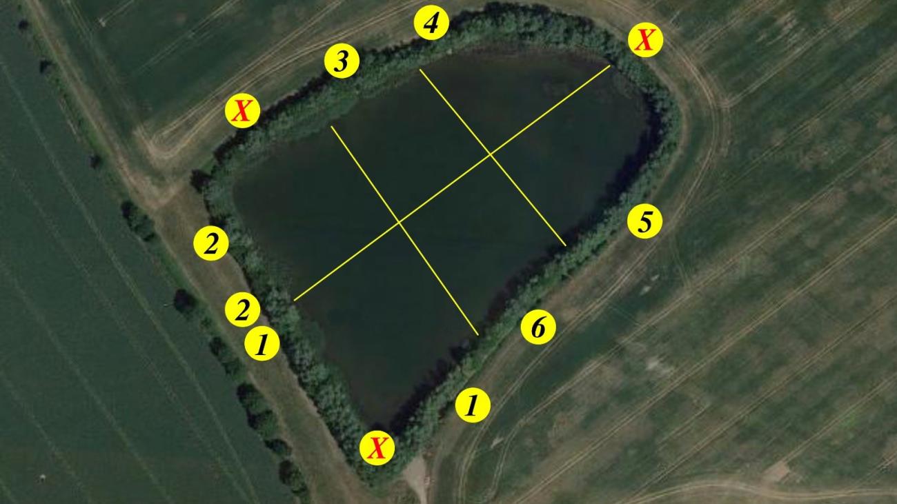 Fishing from designated swims only